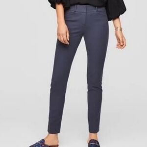 LOFT MARISA  SKINNY GRAY PANTS SIZE 2